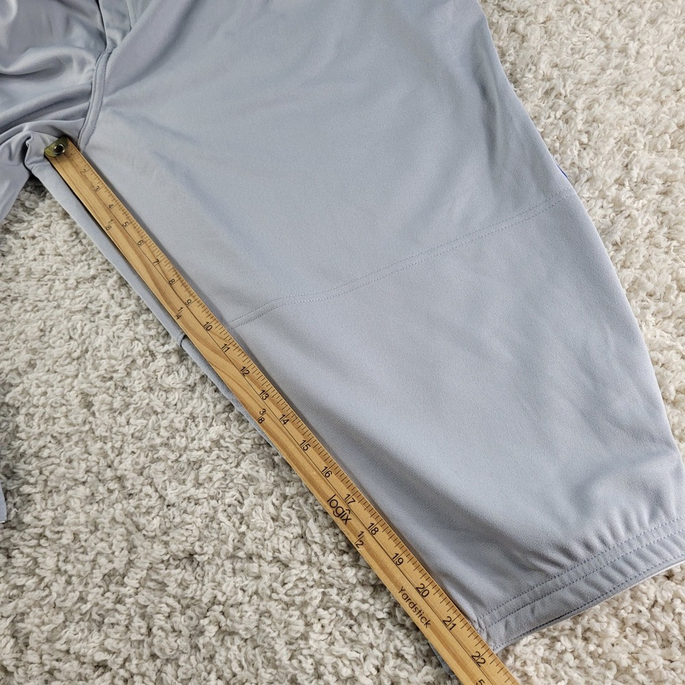 Nike Baseball Pants Mens 3XL Grey NEW BQ9021-055 Blue Side Stripe Knicker Style - Picture 9 of 13